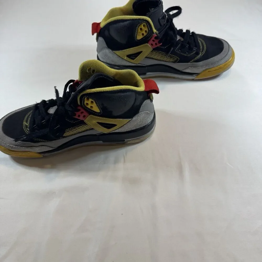 Nike Air Jordan Flight Club ’91 GS Yellow Gray Red Sneakers Size 7Y 317321-050